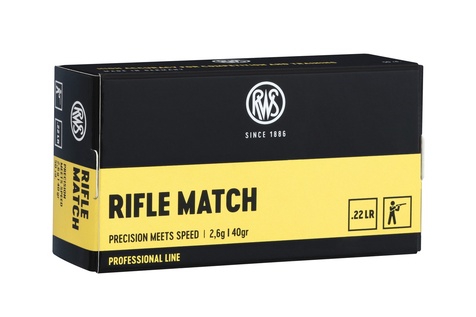 RWS .22 lr Rifle Match 40grs / 2