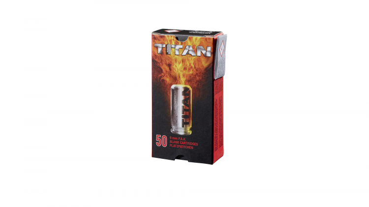 Titan Platzpatronen 50STK​ 9mmP.A.K.
