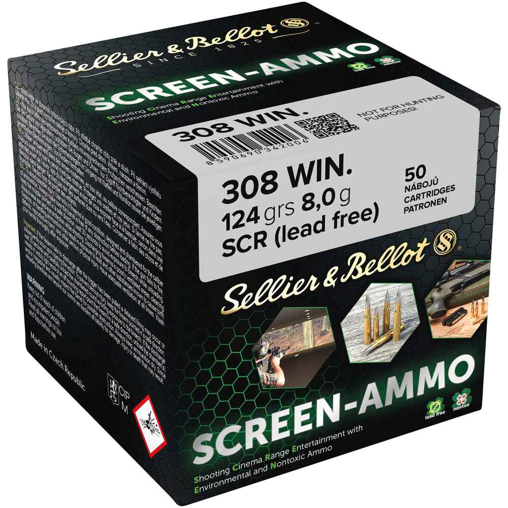 Sellier & Bellot .308 Win Screen-Ammo 124grs / 8