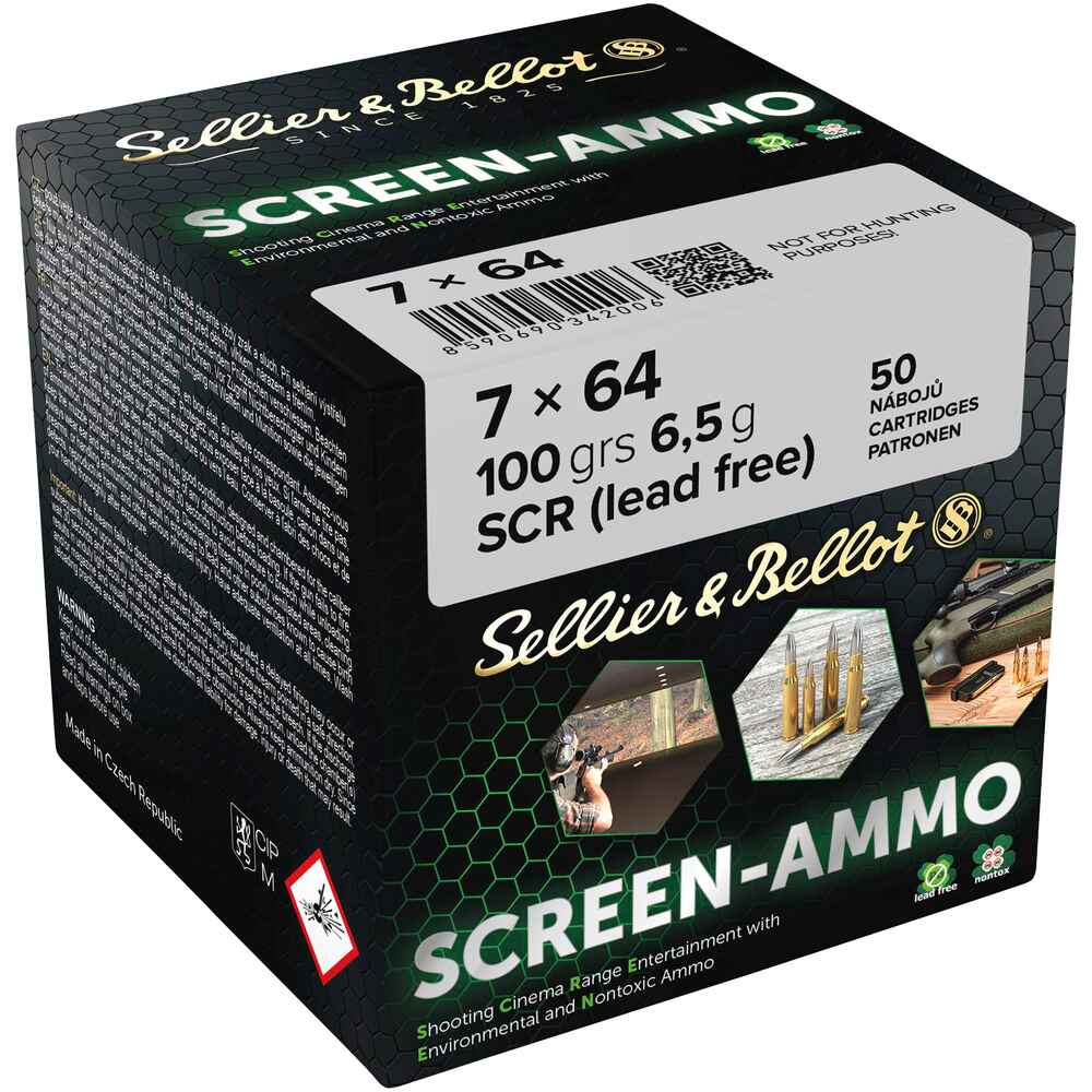 Sellier & Bellot 7x64 Screen-Ammo 100grs / 6