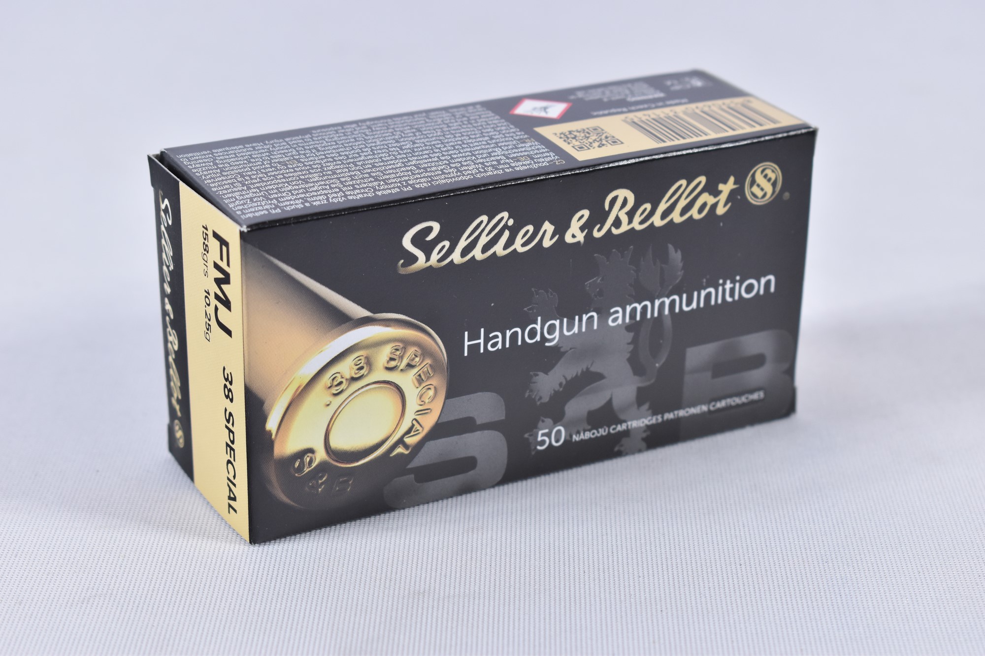 Sellier & Bellot .38 Special FMJ 158grs / 10