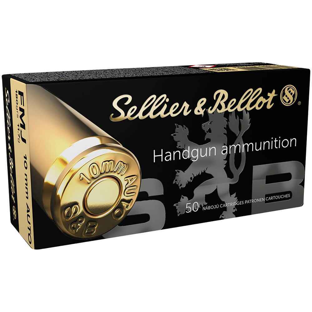 Sellier & Bellot 10mm Auto FMJ 180grs / 11