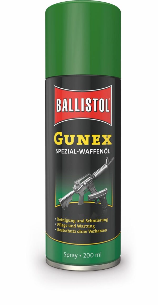 Ballistol Gunex Spezial-Waffenöl Spray​ 200ml Pflegeartikel