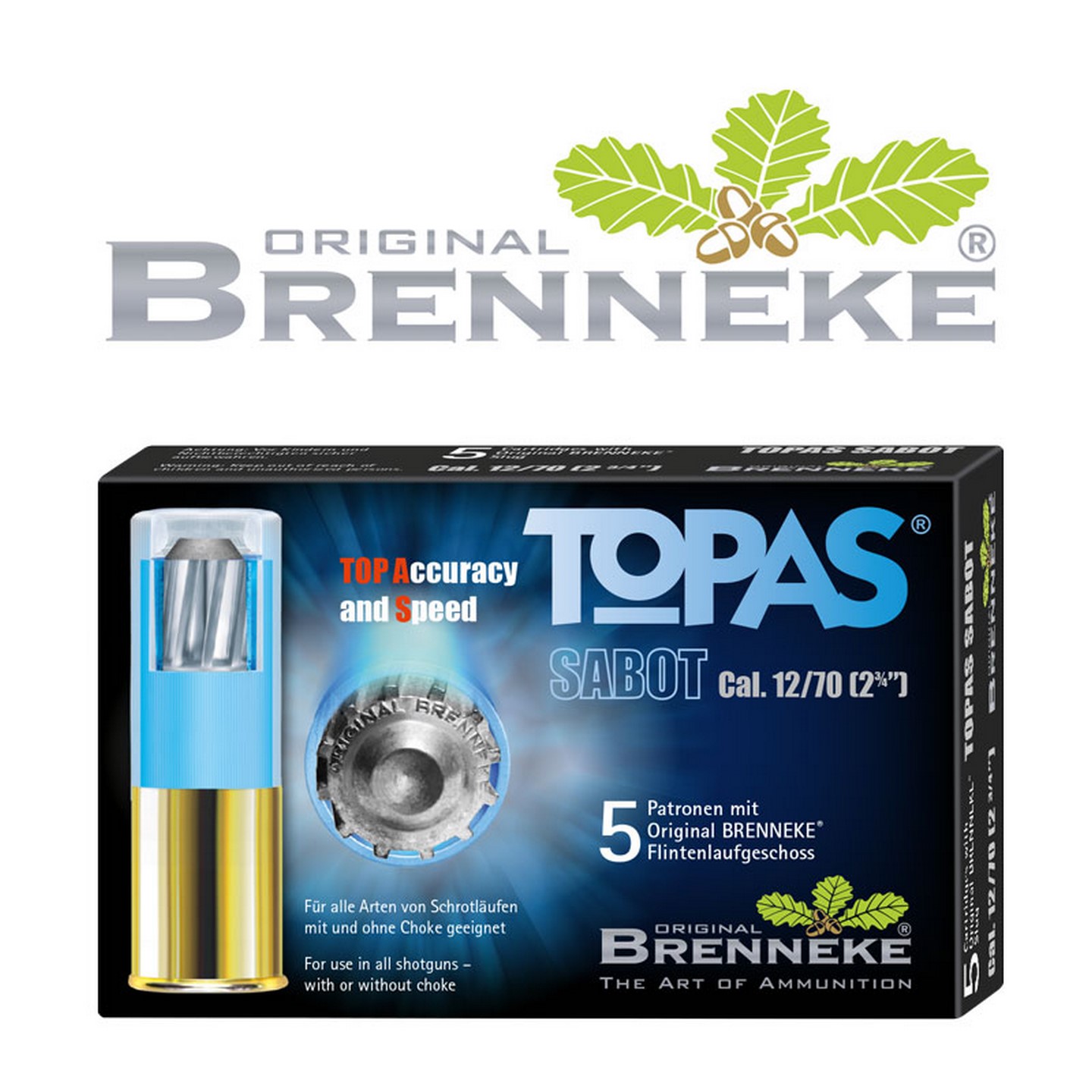 Brenneke 12/70 Topas Sabot 20g