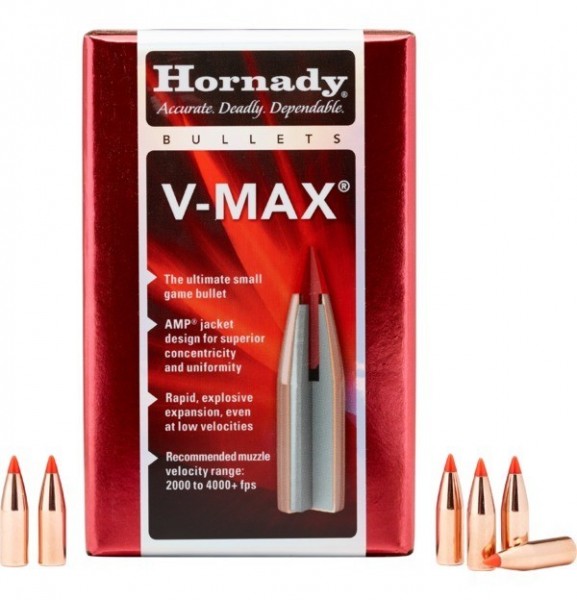 Hornady 20grs V-MAX 100STK​ .17/ .172 Geschosse blei