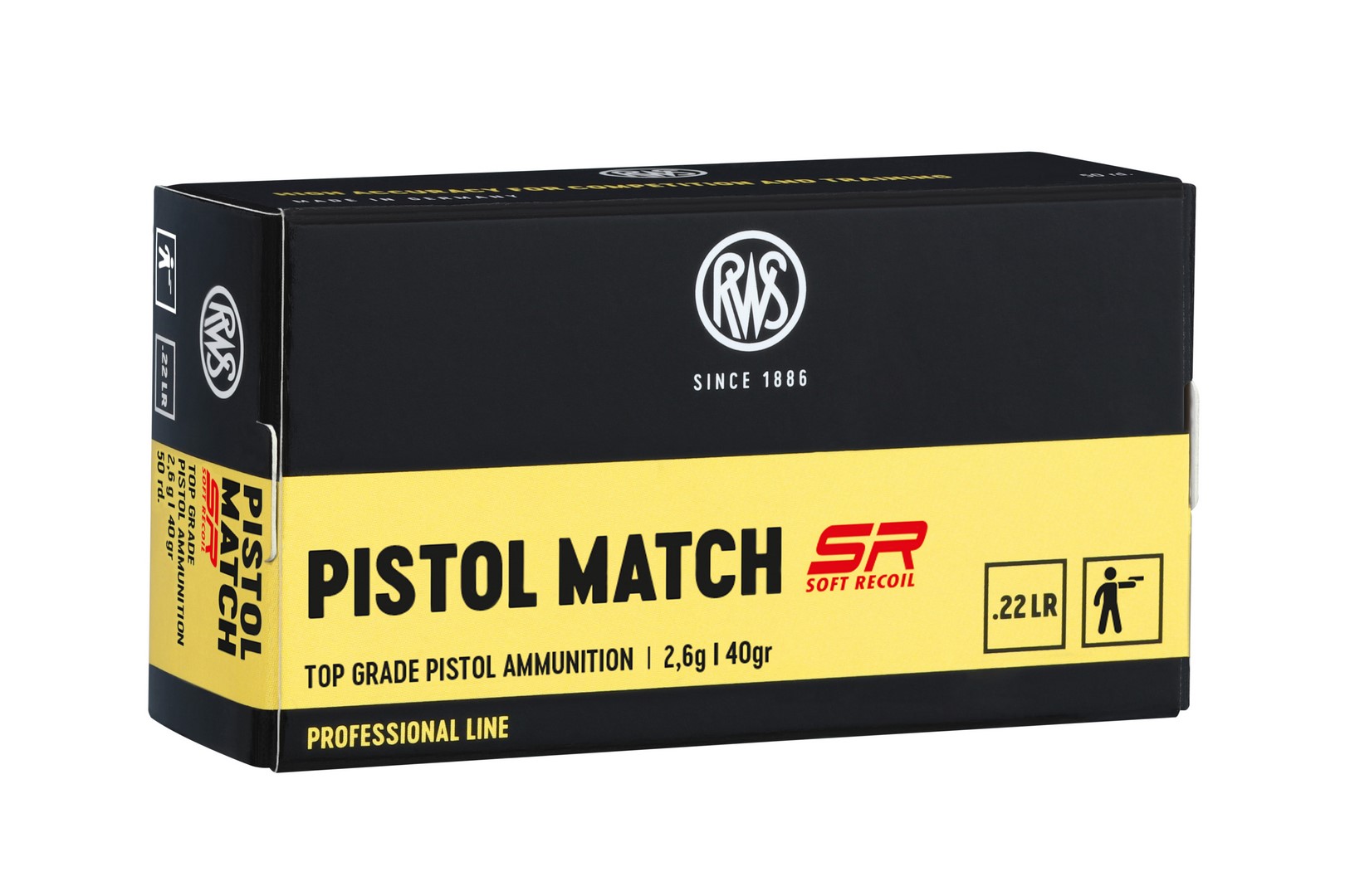 RWS .22 lr Pistol Match SR 40grs / 2
