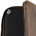 AKAH Loden-Futteral mit Elchleder​ selbstaufblasbar Futteral