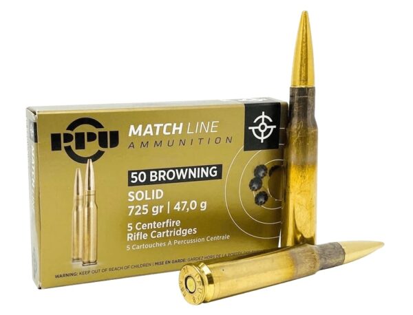 PPU .50 BMG Solid 725grs / 47