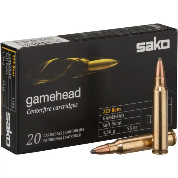 Sako .223 Rem Gamehead 55grs / 3