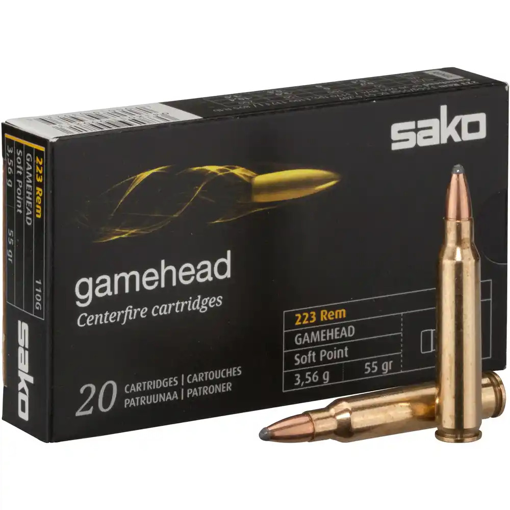 Sako .223 Rem Gamehead 55grs / 3