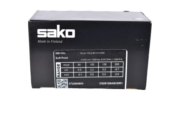 Sako .308 Win SP 123grs / 8