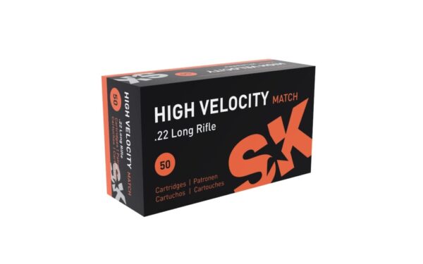 SK .22 lr High Velocity Match 50ST 40grs / 2