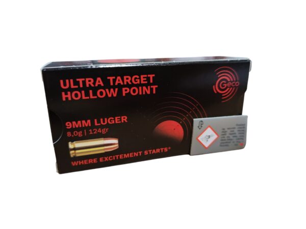 Geco 9mm Luger UTHP 124grs / 8