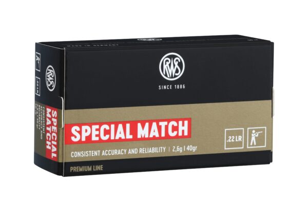 RWS .22 lr Special Match 40grs / 2