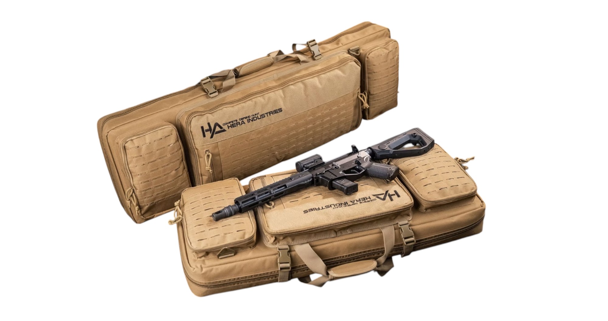 Hera Arms Rifle Bag groß​ 42'' Molle RIB M Tan Futteral